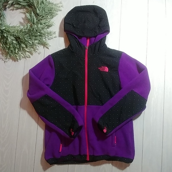 The North Face Other - Girls 14/16 Large North face fleece hooded jacket